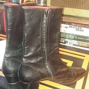 Mark Astbury Beatwear John Lennon/Paul McCartney Leather Beatle Tall Boots sz 13